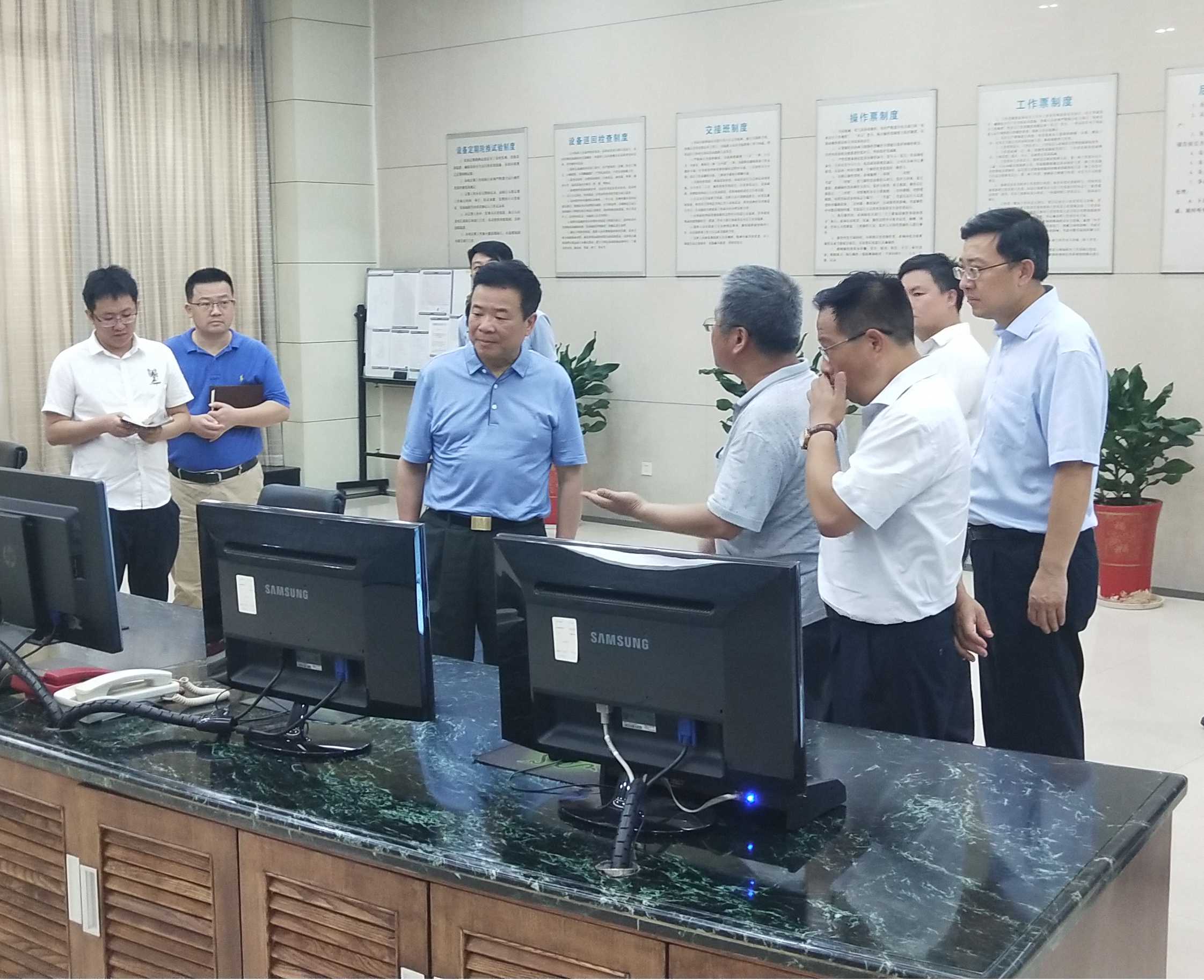 陈飞副省长到买球体育(中国)官方网站株洲航电枢纽考察调研